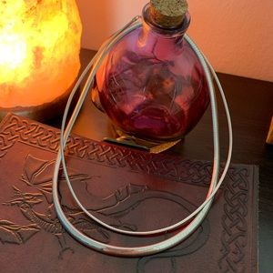 Two Silver Cord Necklaces